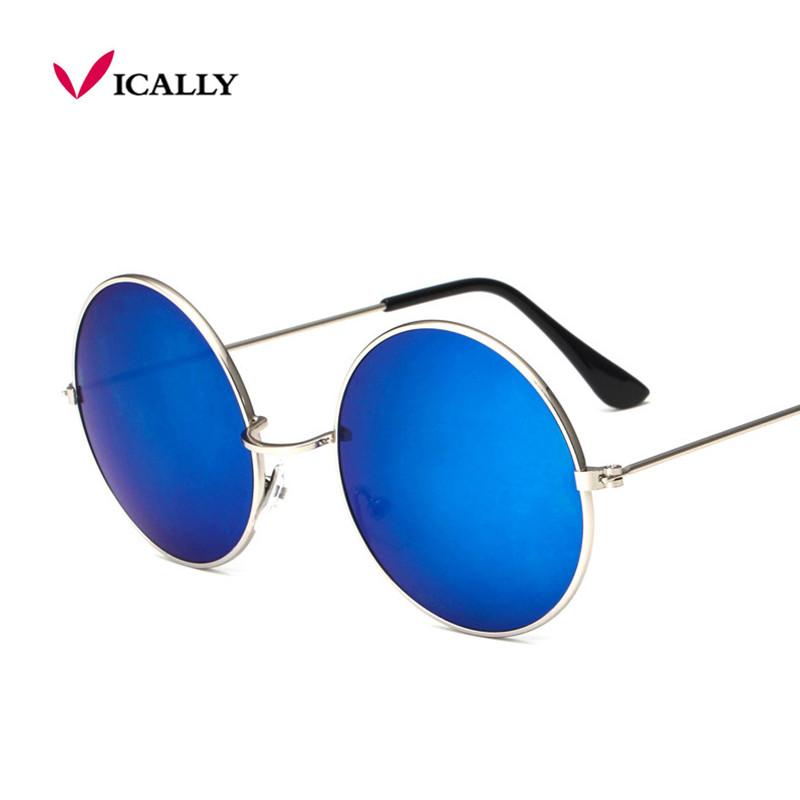 

Sunglasses Men Women Round Steampunk Glasses Metal Brand Designer Vintage Round Sun glasses UV400
