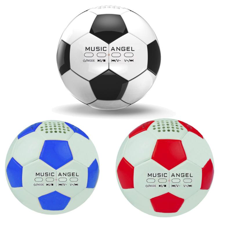 

Music Angel JH-ZQBT3 Roly-Poly gravity Mini Red Football Super Bass Stereo TF/ AUX mp3 player Hi-Fi Wireless Bluetooth Speakers
