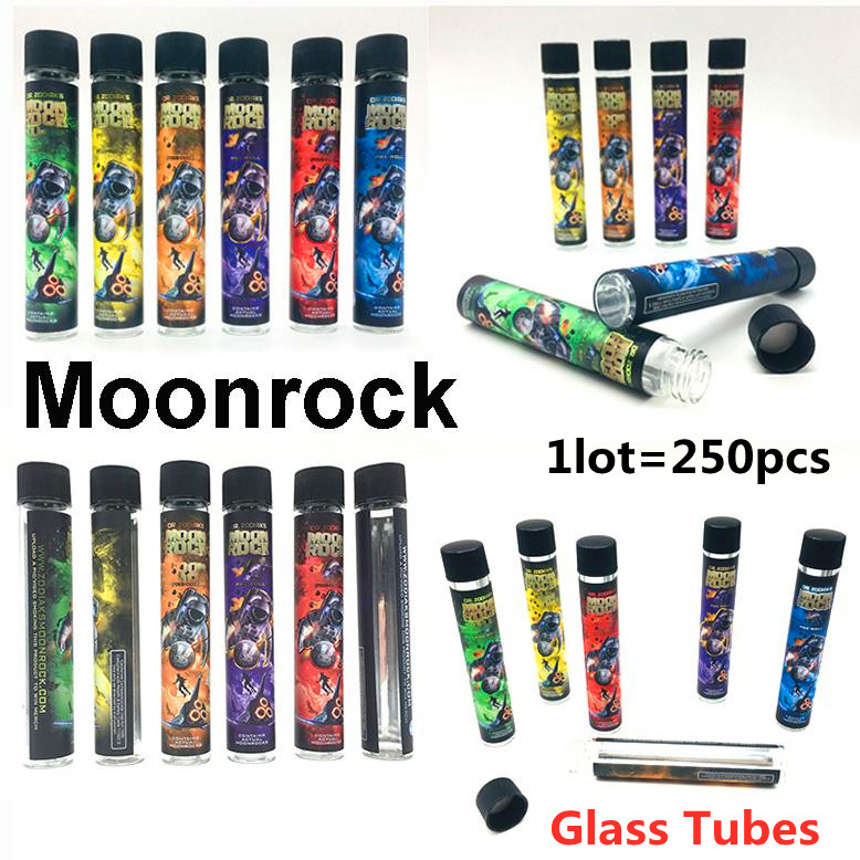 

Dankwoods Moonrock Empty Prerolls Packaging Wood Cork Borosilicate Glass Tubes Pre Roll Joint with Stickers Size 120mm*21mm in Stock
