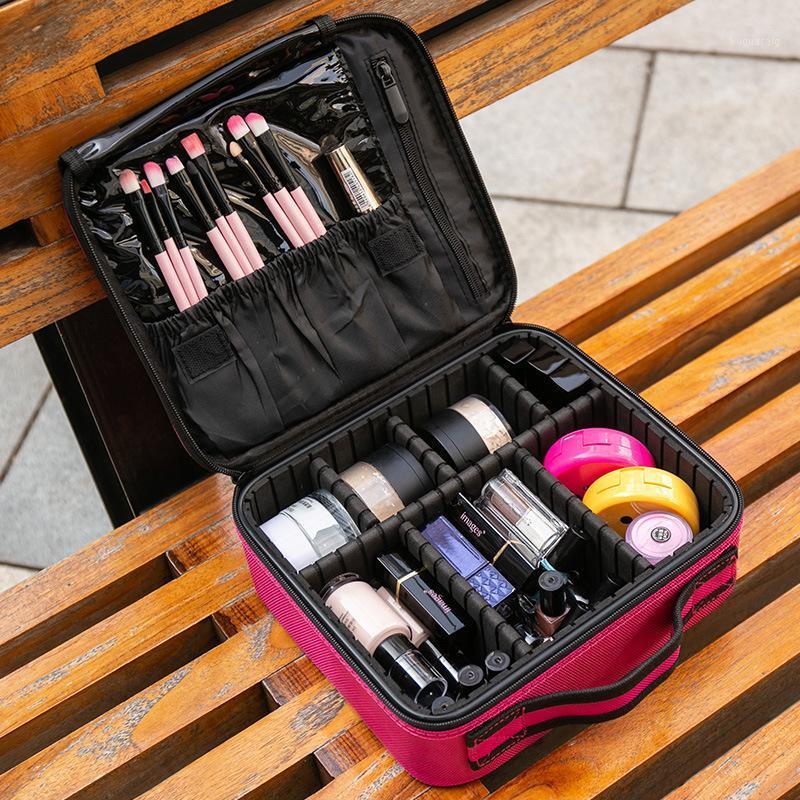 

Women Makeup Bag Multifunction Travel Cosmetic Case New Toiletries Storage Bag Waterproof Cosmetic Female Storage Shoulder1, Handbag-rose
