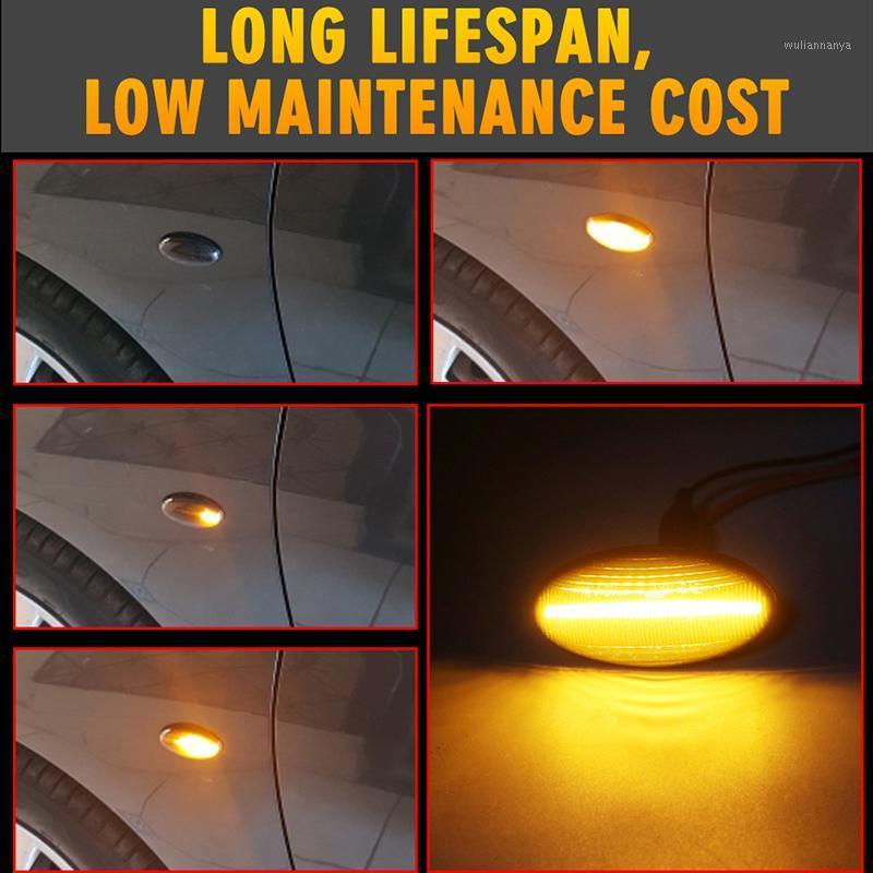 

HLXG Led Side Marker Indicator Turn Signal Dynamic Sequential Blinker Light For C1 C2 C3 C5 C6 Xsara Picasso For1, As pic