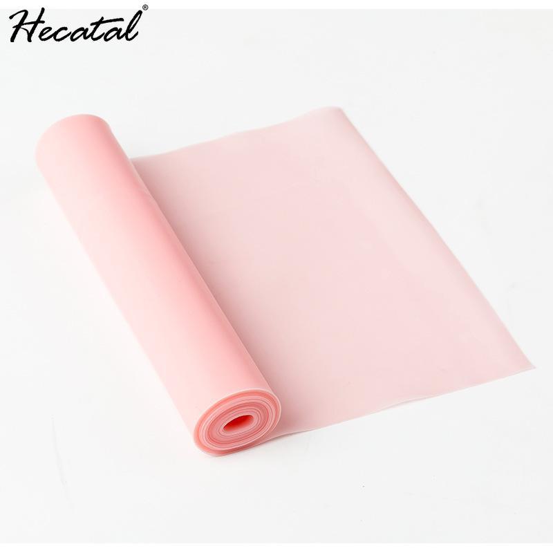 

HECATAL Yoga Elastic Band Environmental Protection Latex Tension Rope Elastic Band Tension Sheet Resistance Fitness1, Pink