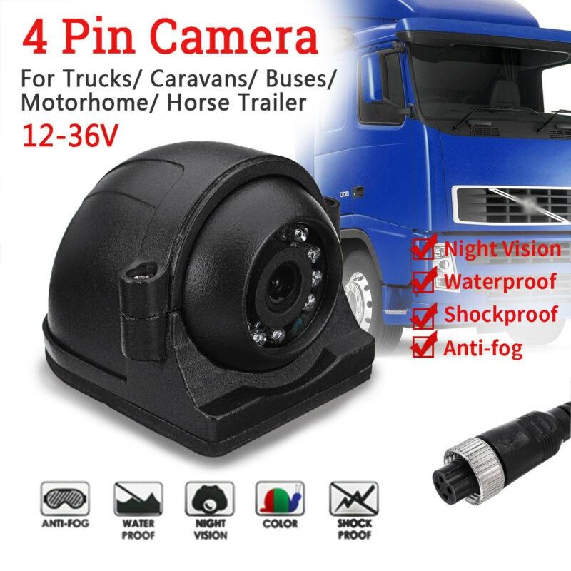 

12V-24V CCD Bus Truck Car Side View Camera Front And Rear View Camera 4 Pin Waterproof Night Vision Digital Outdoor Cameral, Sj2203a