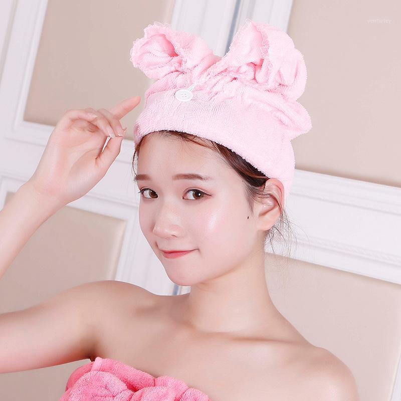 

Soft Microfiber Hair Towel Turban Towel Quickly Hair Drying Women Girls Ladies Absorbent Shower Cap Bathroom Accessory1