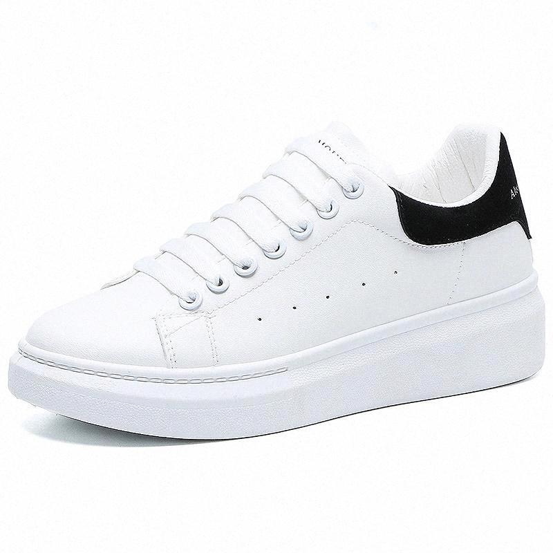 

Women Chunky Sneakers Vulcanize Shoes Genuine Leather Fashion Female White Platform Thick Sole Casual Shoes Women Zapatos #rO4D