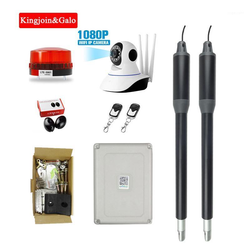 

Cost-effective For home use 200kg Dual Swing Gate Opener Kits with wifi camera Optional Remote monitoring gsm relay door opener1