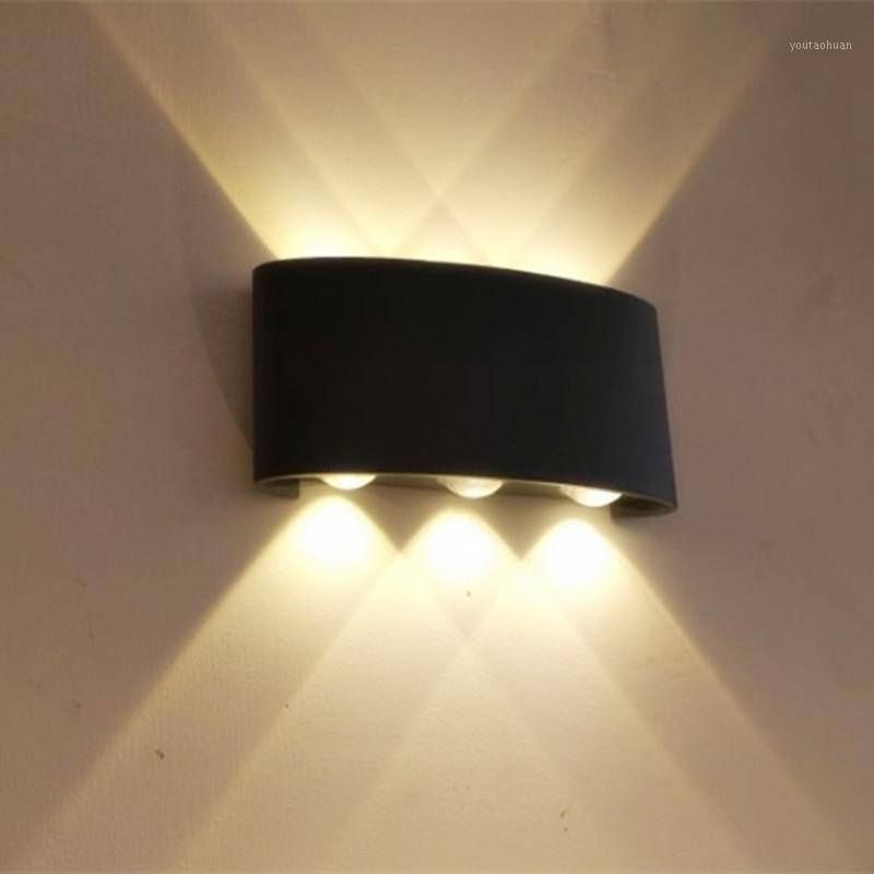 

Aluminium LED Wall Lamp Modern 6W Outdoor Waterproof Indoor Decorative Lighting Lamp for Bedroom Living Room Garden Porch Light1