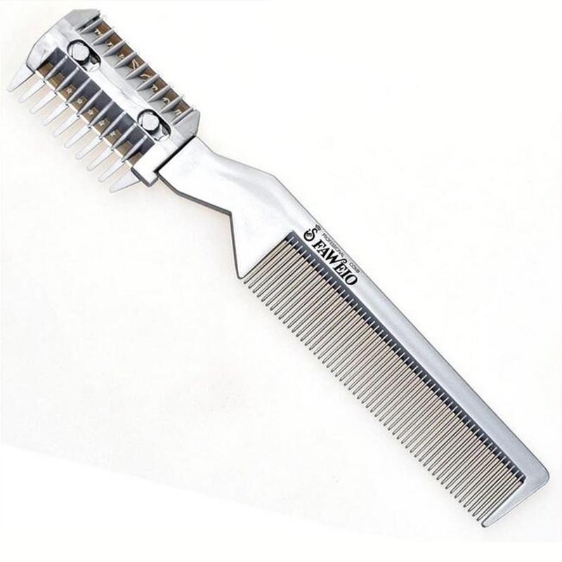 

12pcs Professional Hair Brush Comb Razor Hair Razor Cutting Thinning Comb Trimmer with Blade Combs Styling Tool 0079