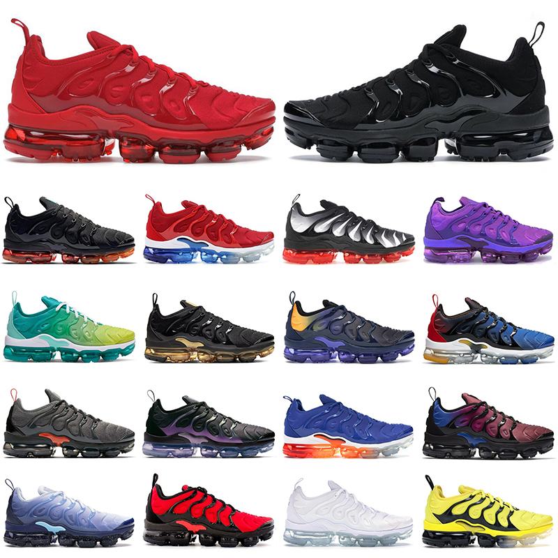 

cheap tn plus men women running shoes fashion trainer Triple Black white Coquettish Purple Suman Psychic Pink Pastel USA mens sport sneakers, #25