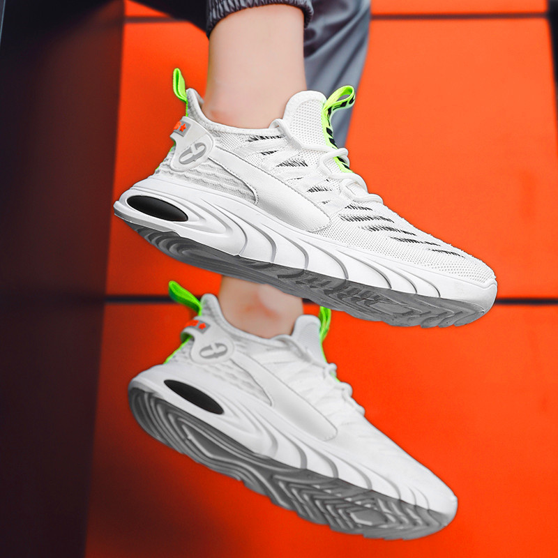 

Top quality Men's mesh breathable sports men's trend casual slippers slide-on outdoor running shoes, 124；black-124；