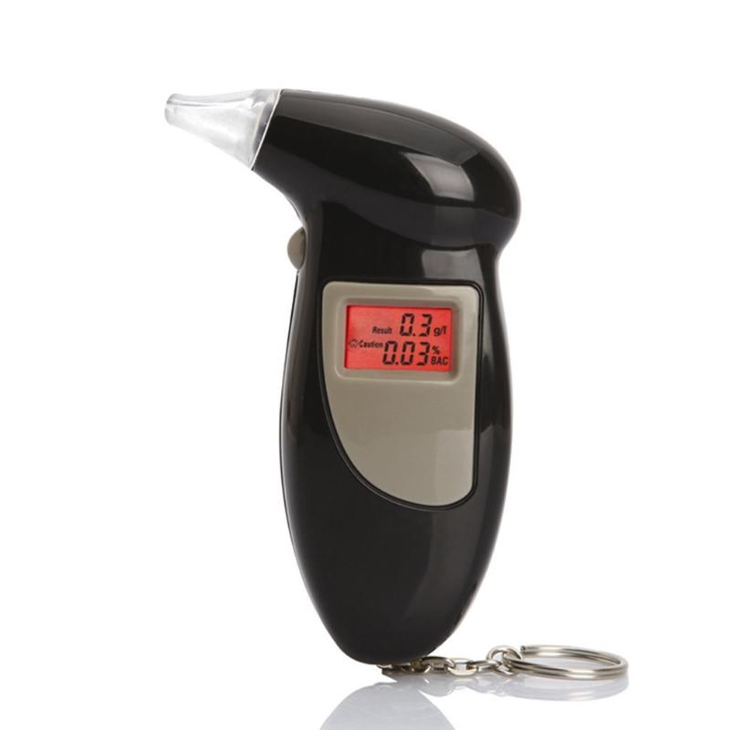 

Digital Breath Alcohol Tester With Audible Alert Safe Driving With Key Chain Quick Response Alcohol Detector