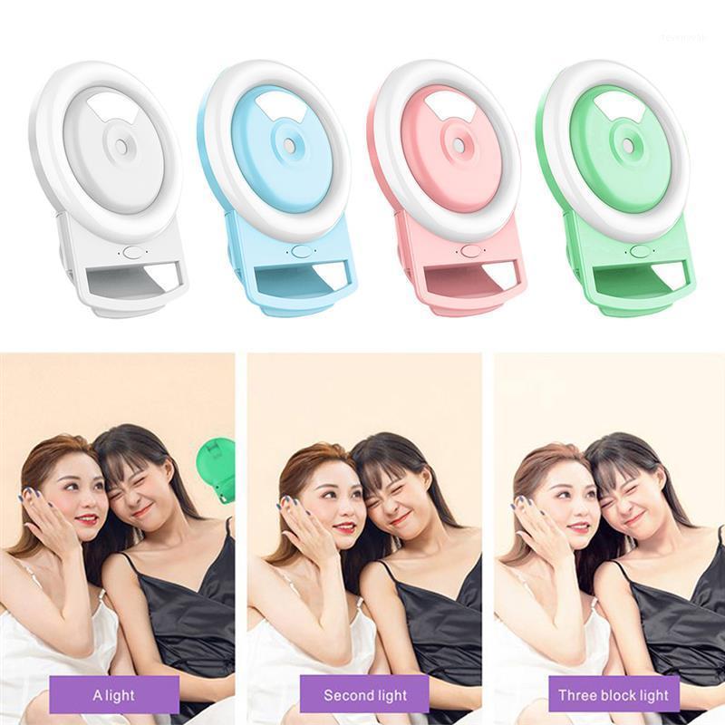 

LED Selfie Ring Light Clip-On Fill Light Circle Lamp With Facial Humidifer For Smart Phone Photography Camera Video Makeup1
