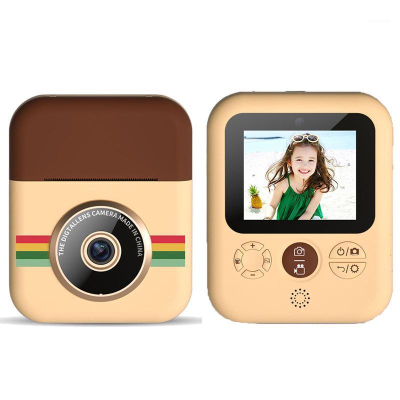 

Digital Cameras Children Camera Instant Print For Kids 1080P HD Video Po With 3 Rolls Thermal Paper Child1