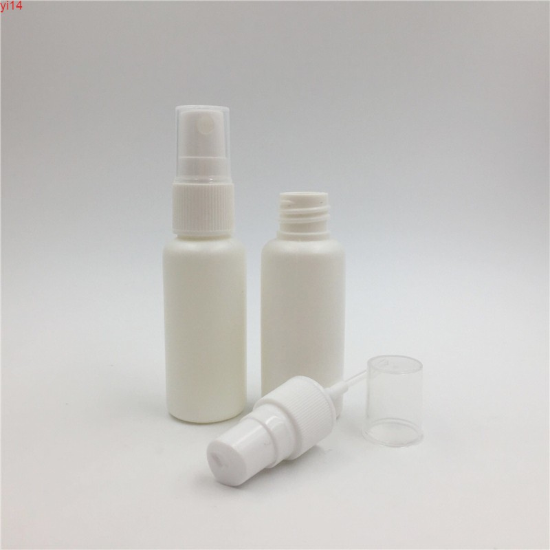

50pcs 30ml white HDPE mist spray bottle with pump,1 ounce bottles 1 oz White bottlesgood qualtity