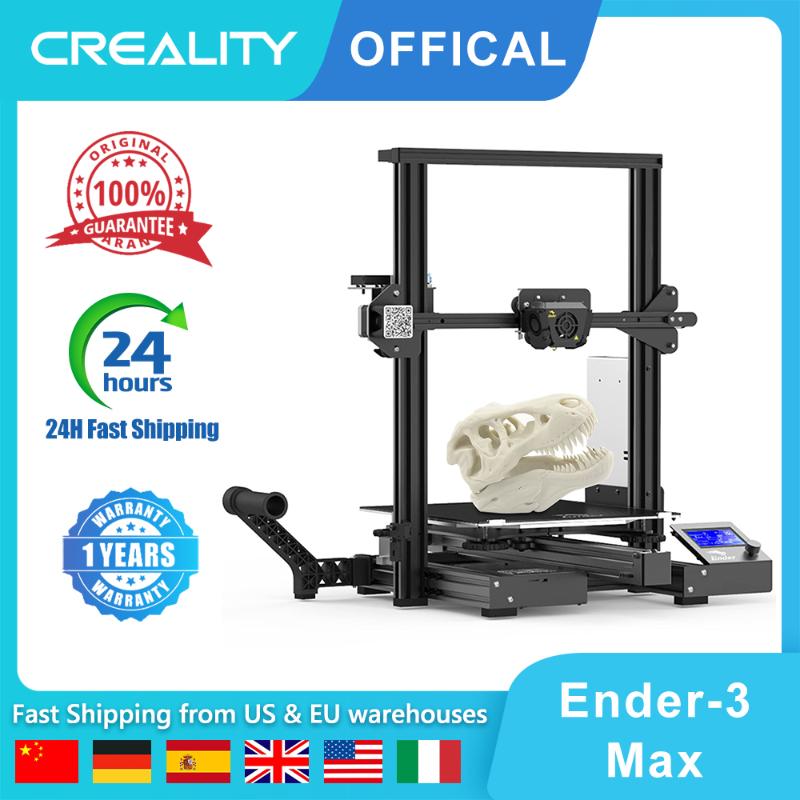 

Printers CREALITY Ender-3 Max 3D Printer Kit With Resume Printing Function Large Print Size 300*300*340mm Economic DIY FDM