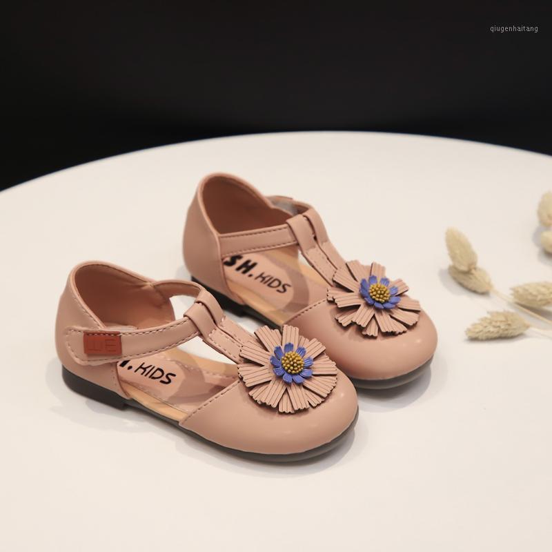 

Girls Flower Princess Shoes Sandals Roman Toddler Little Girls Sandals Pink Beige Princess Shoes For 20201