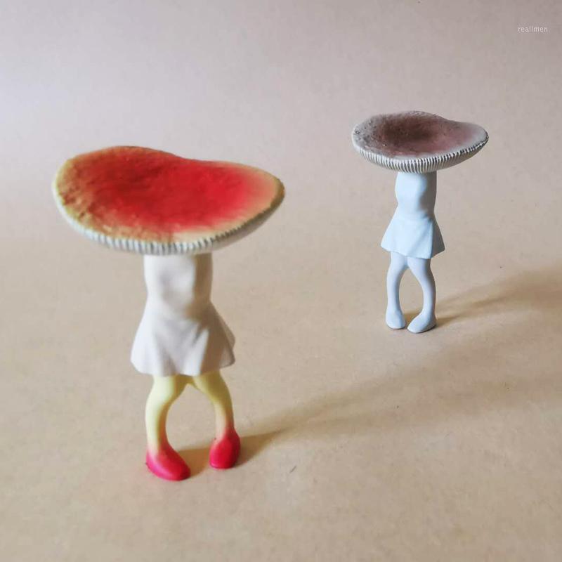 

1 Pcs/miniatures mushroom/cute/fairy garden gnome/moss terrarium decor/crafts supplies/bonsai/figurine/diy supplies1