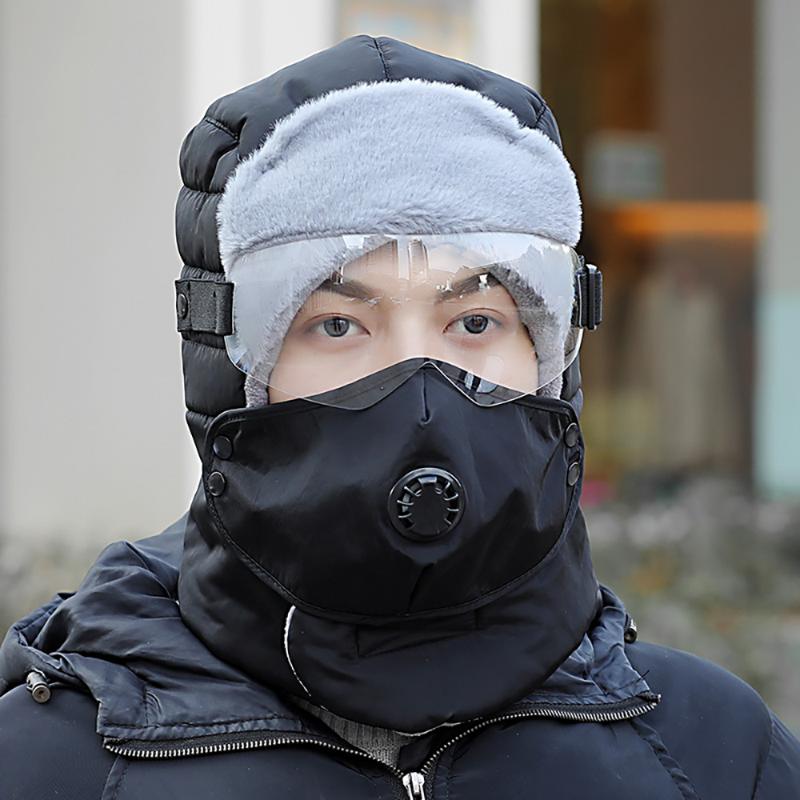 

Winter Warmer Thermal Windproof Balaclava Cold Weather Hat Helmet Liner Full Face Caps Men Women Cap Beanies 2020, Blue