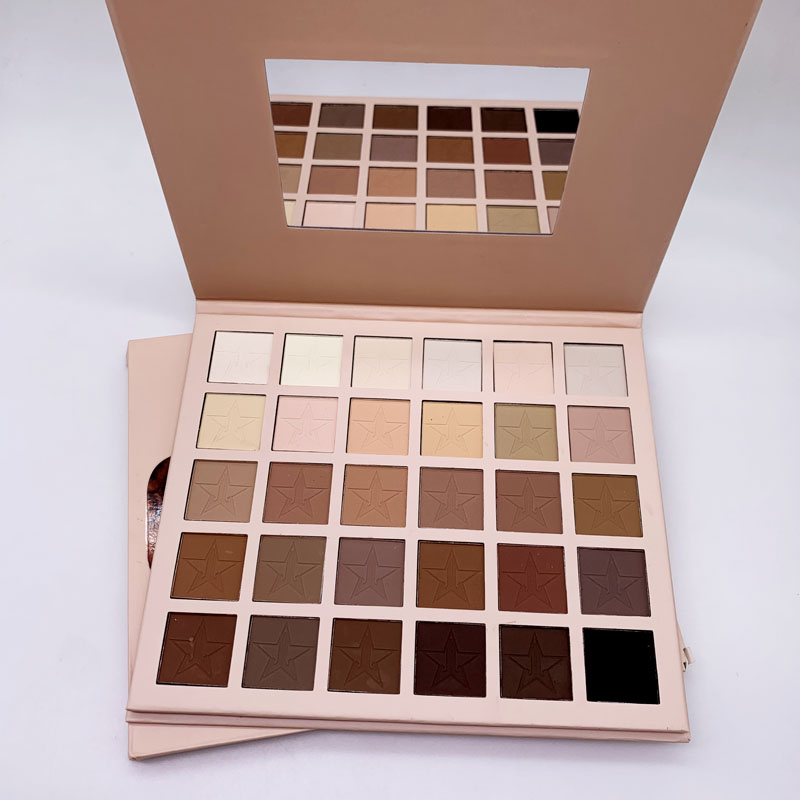 

J Star Eyeshadow Palette 30 Colors Eye Shadow Palette Makeup Natural Matte Nude Eyeshadow Five Star Beauty Cosmetic Free DHL, Multi