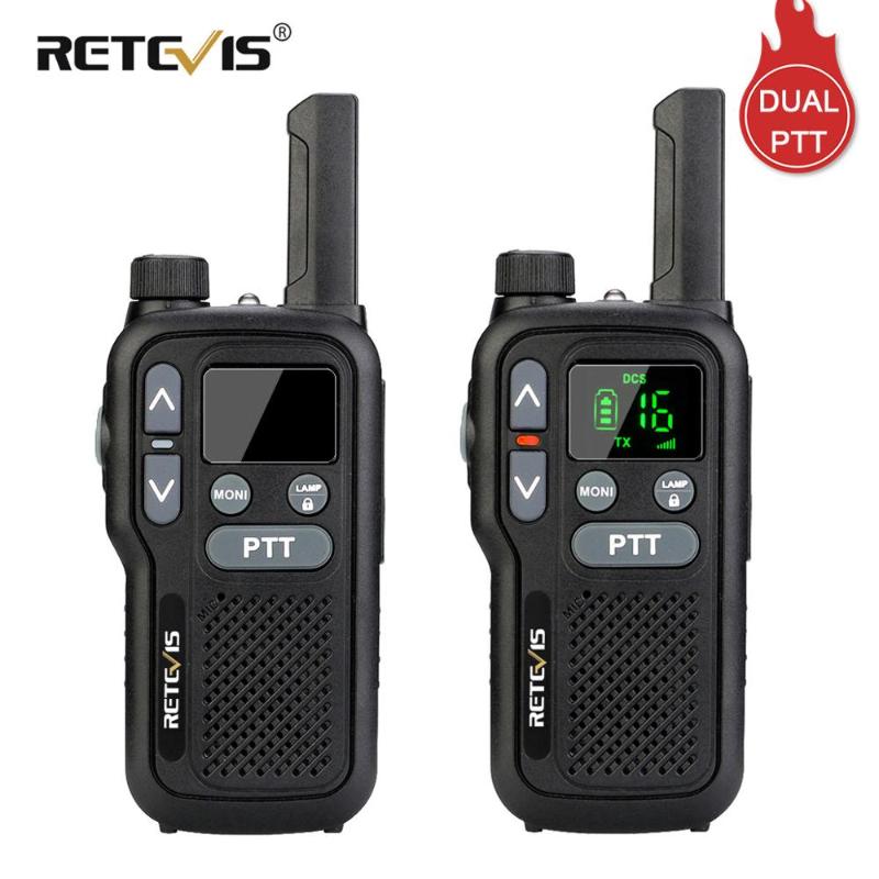 

Retevis RB618/RB18 Walkie Talkie 2pcs Dual PPMR Radio PMR 446 VOX View Display FRS Two Way Radio Transceiver Walkie-talkies