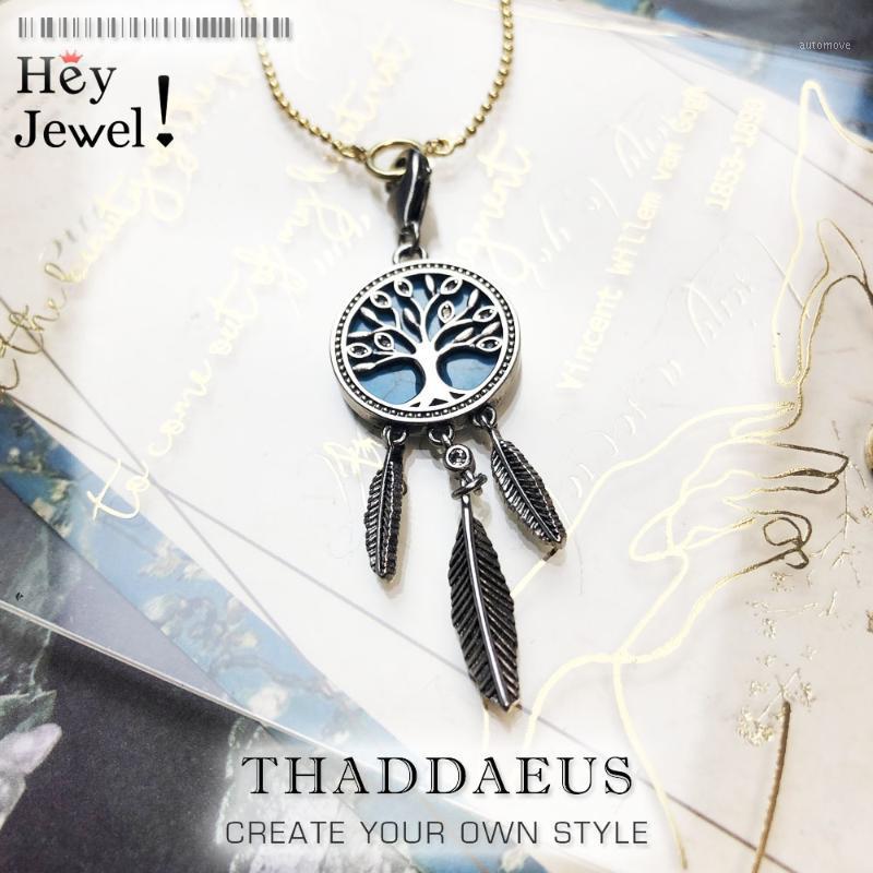 

Charm Necklace Dreamcatcher Tree,2020 Summer Brand New Boho-chic Style Fashion Jewelry Europe 925 Sterling Silver Gift For Women1