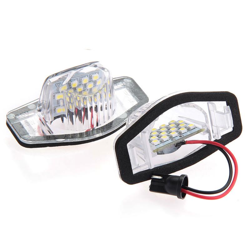 

1set Led License Plate Light Bulbs for JAZZ Stream Insight Logo 3D -V