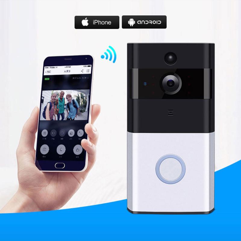 

Smart WIFI Doorbell Video Intercom Camera Wireless Motion Night Vision IR Alarm Home Security Visual Door Bell for Apartment