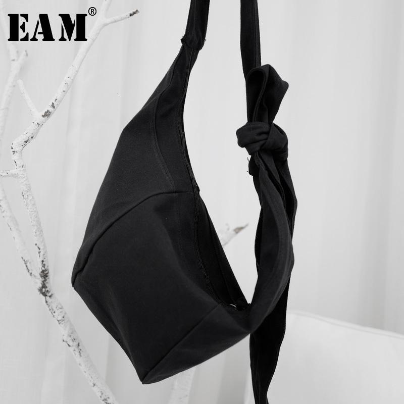 

EAM] Women New Black Bandage Big Size Brief Personality Accessories Fashion Tide All-match Spring Autumn 2020 19A-a550