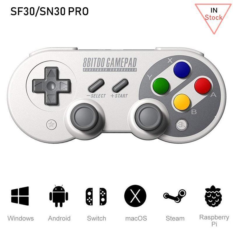 

Original 8Bitdo SF30 Pro SN30 Pro Game Controller for Switch macOS Android Joystick Wireless Bluetooth Gamepad1