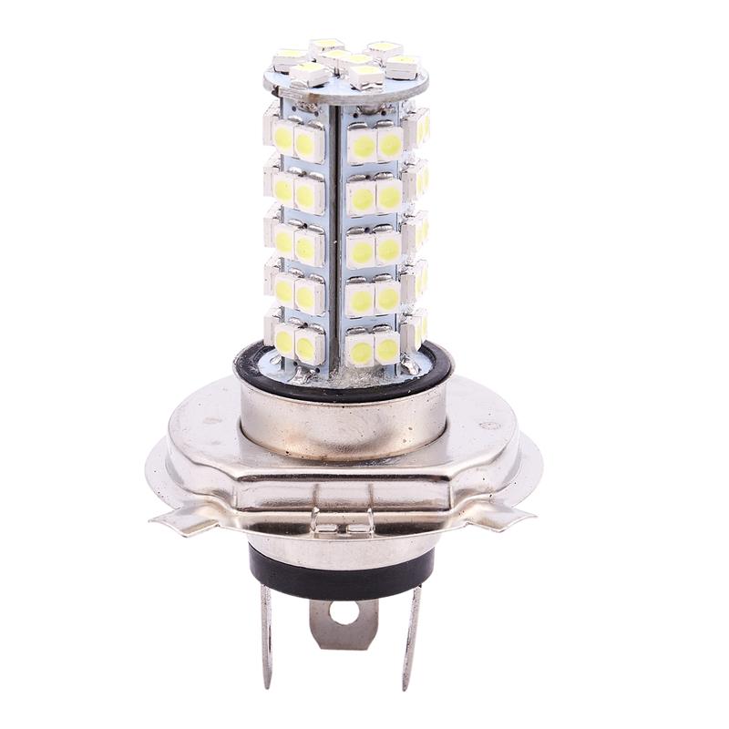 

Car 68 LED SMD 3528 H4 Bulb Fog Light Lamp Headlight 310LM 12V 6500K New