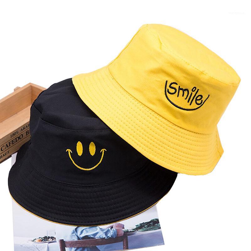 

1PC Two Side Bucket Hat Unisex Women Men Fashion Bob Caps Hip Hop Summer Caps1
