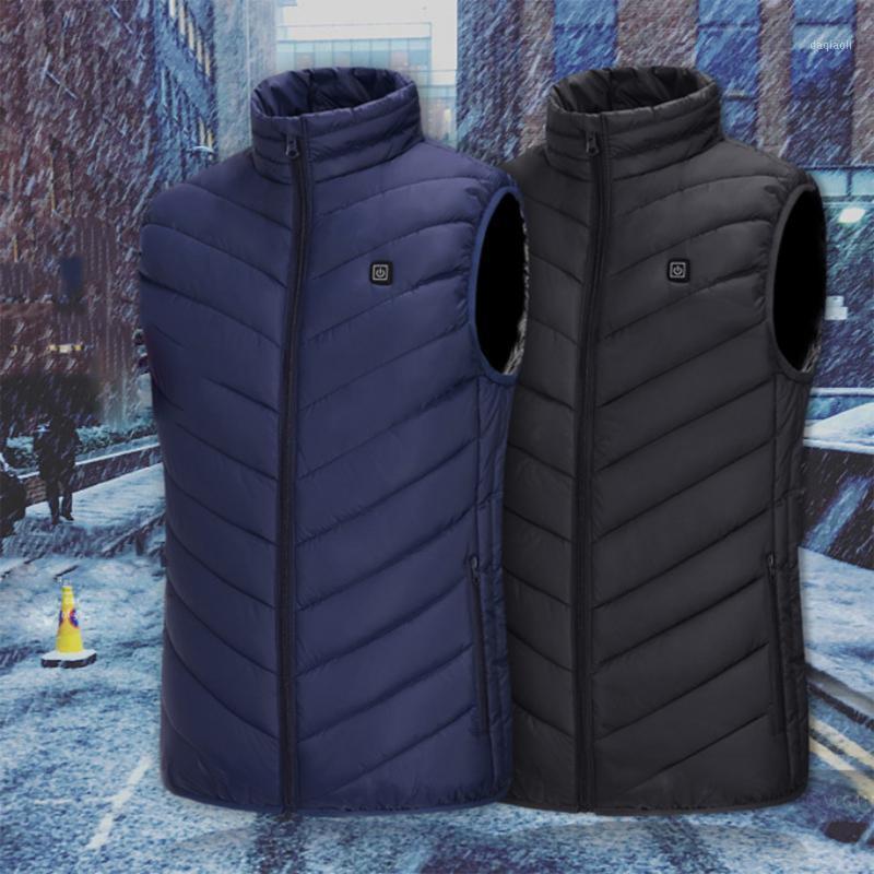 

Heated Vest 2-Zone Heating Electric Vest USB Charging Heated for Men Washable Heating Intelligent Clothes Warm Winter1, Black