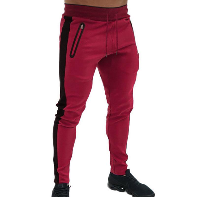 

VICABO Man Pants Joggers for Men Jogging Pants Elastic Band Slim Fit Track Fleece Trousers Bottoms Skinny Sweatpants Casual, Grey