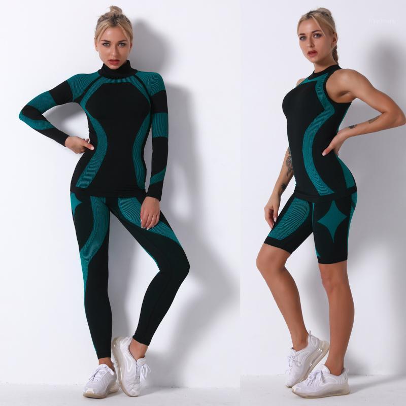 

Shuriken Star Seamless Yoga Suit Women Fitness Gym Leggings Yoga Shirts 2 Two Peice Set Outfits Sports Tracksuit Sportwear 20991, Vd209902