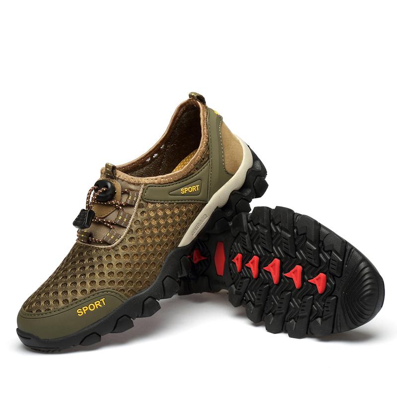 

Summer Upstream Wading Shoes Men Casual Hiking Trekking Walking Diving Shoes Outdoor Amphibious Men Beach Swimming