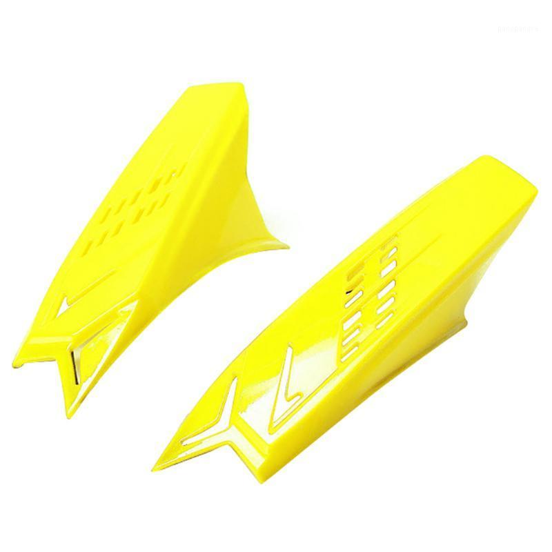 

2pcs Strong Adhesive Protective Catch Eyesight Cool Tapes Modification Accessories Motorcycle Helmet Horn Decor Racing Ear Dirt1, White