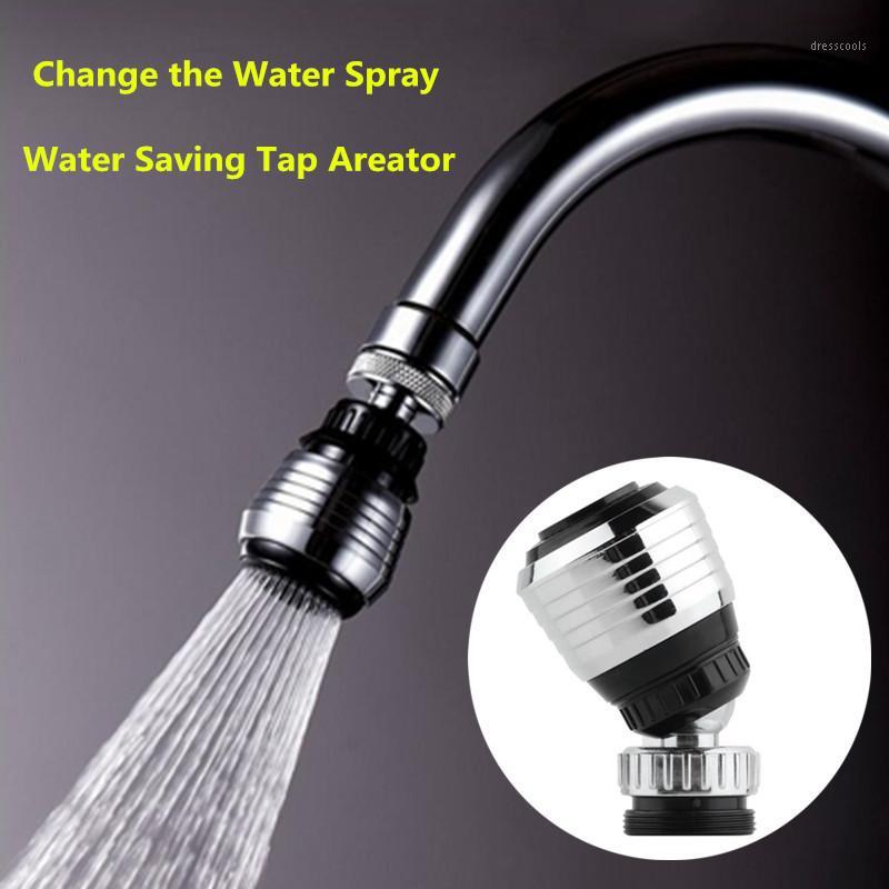 

Wholesale- New 360 Shower Swivel Water Saving Tap Aerator Diffuser Faucet Filter Connector Adapter For Kitchen Bathroom accessories1