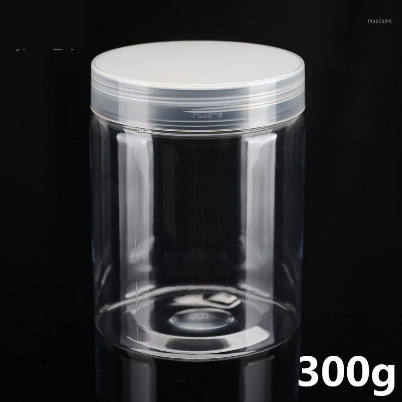 

20pcs*300G Cream Jar Empty Cosmetic Container Plastic Makup Mask Refillable Canister Packing Pot Aluminum Cap1