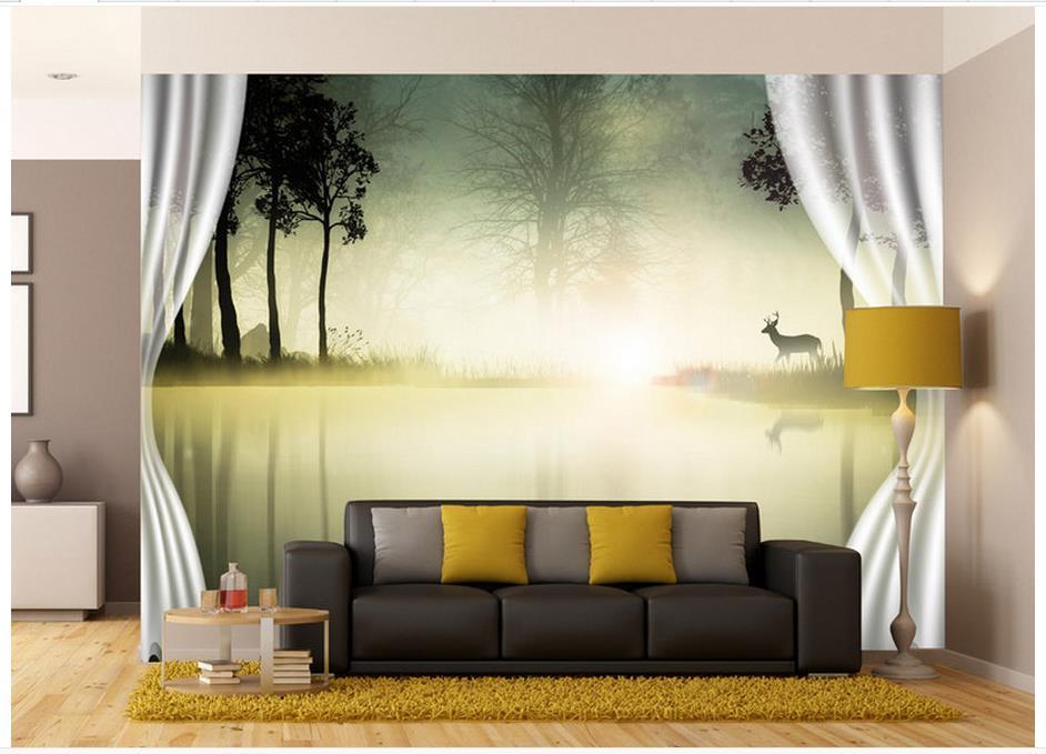 

3d photo wallpaper 3d murals wallpaper for walls 3 d Only beautiful scenery scenery curtain wall in the background decoration, As pic
