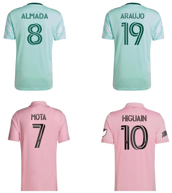 

Inter Miami BECKHAM 2022 Atlanta United FC MARTINEZ soccer Jersey 2023 LAFC HIGUAIN vela LA Galaxy CHICHARITO MLS football shirts men+kidWEF, Black;yellow