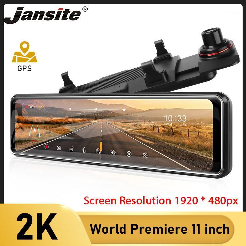

Jansite Car Dvr 11 Inch 2K Touch Screen Video Recorder Auto Registrar Stream Mirror With RearView Camera night vision dash cam1