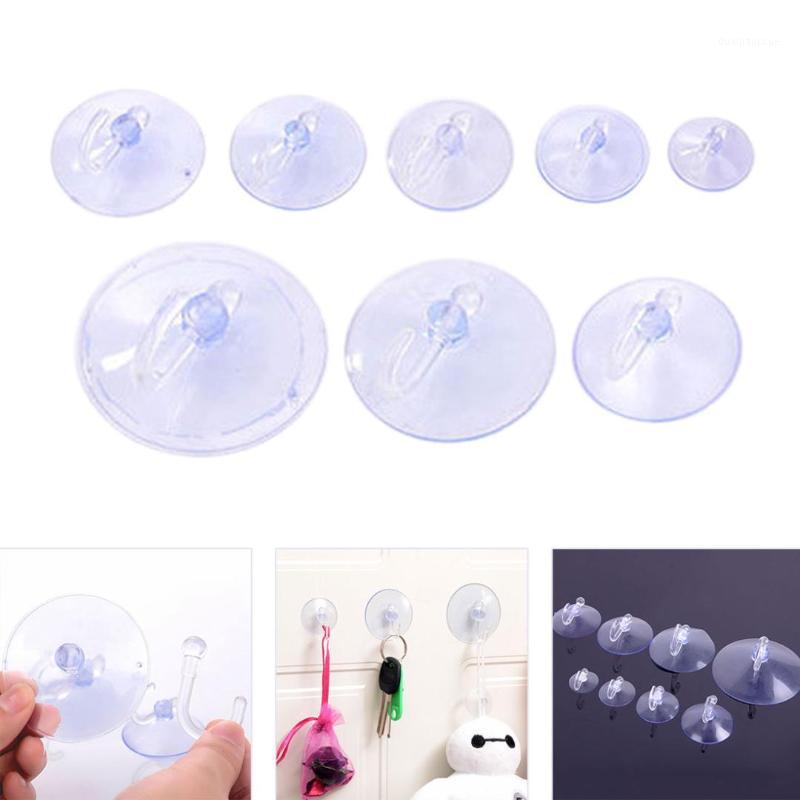 

Kitchen Accessories Suction Cup Transparent Hanger Hooks Strong 10PCS/Set Bathroom Home Storage Organization1
