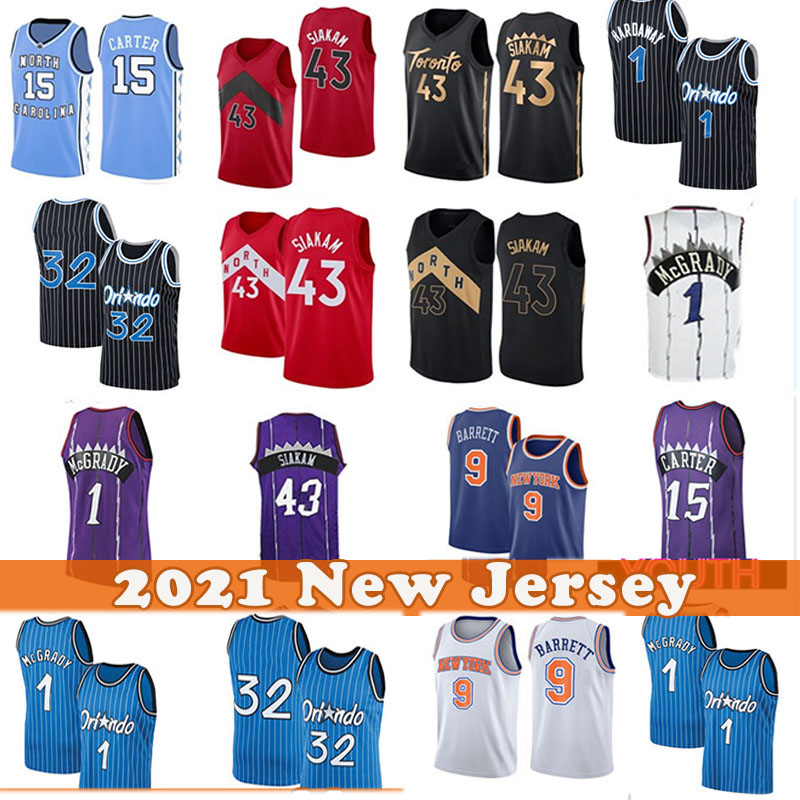 

Pascal 43 Siakam NCAA Penny Tracy 1 Hardaway McGrady Basketball Jersey RJ 9 Barrett Jerseys adult, Jersey -moshu