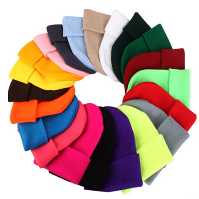 

23 Colors Classic Mens Ladies Womens Slouch Beanie Knitted Oversize Beanie Skull Hat Caps Lovers Kintted Cap Solid Beanie Caps