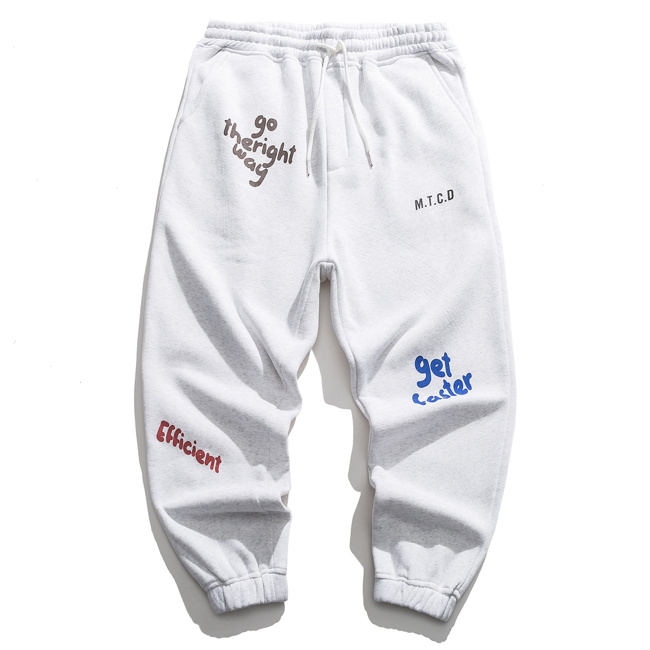 

New Hip Hop Harem Pants Man Streetwear Personalized Graffiti Fleece Sweatpants Joggers 2021 Harajuku Oversized Loose Trousers Wd47, Black