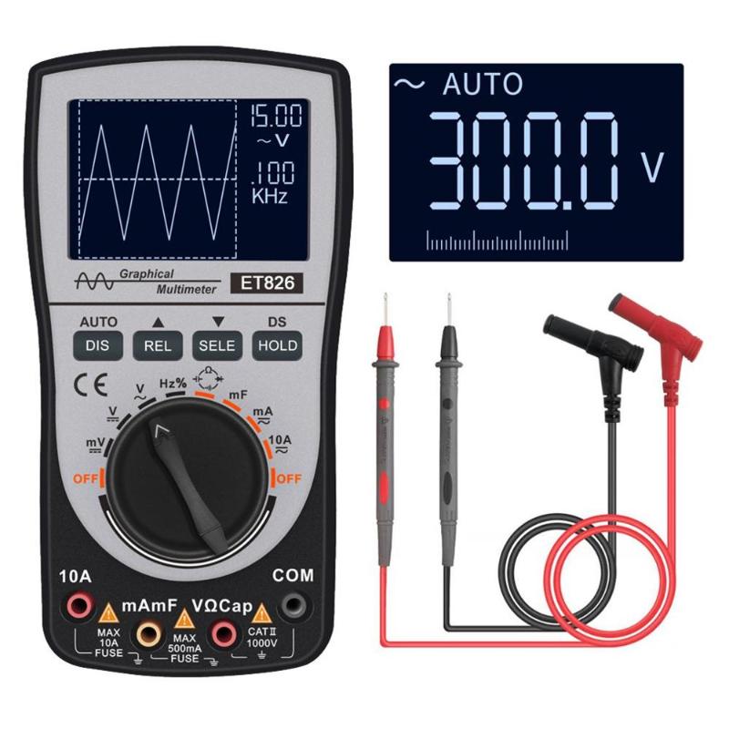 

Digital Oscilloscope Waveform Generator Multimeter Tester 4000 counts Oscilloscope Portable LCD Display Auto Test Meter Tools