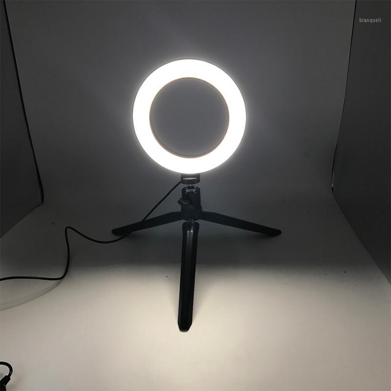 

Video Light 16cm Ring Lamp Dimmable LED Selfie Ring Light Photography Phone With Tripod Stand for Tik tok Youtube Makeup1