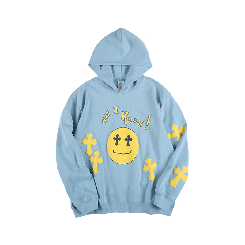 

2021 New Man-made Winter Hoodies Hip Hop All i Know! Letter Print Sweatshirt Streetwear Sportshirt with Hoodie V9SL, Beige