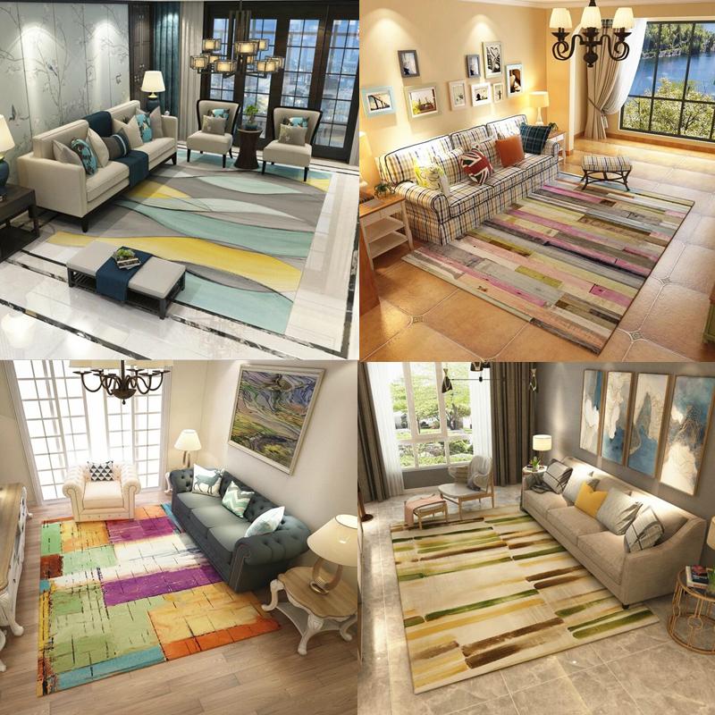 

Super Large 2MX3M American Countryside Carpets For Living Room Home Rugs big Carpet Bedroom Coffee Table Floor Mat Anti-Slip Rug, 17