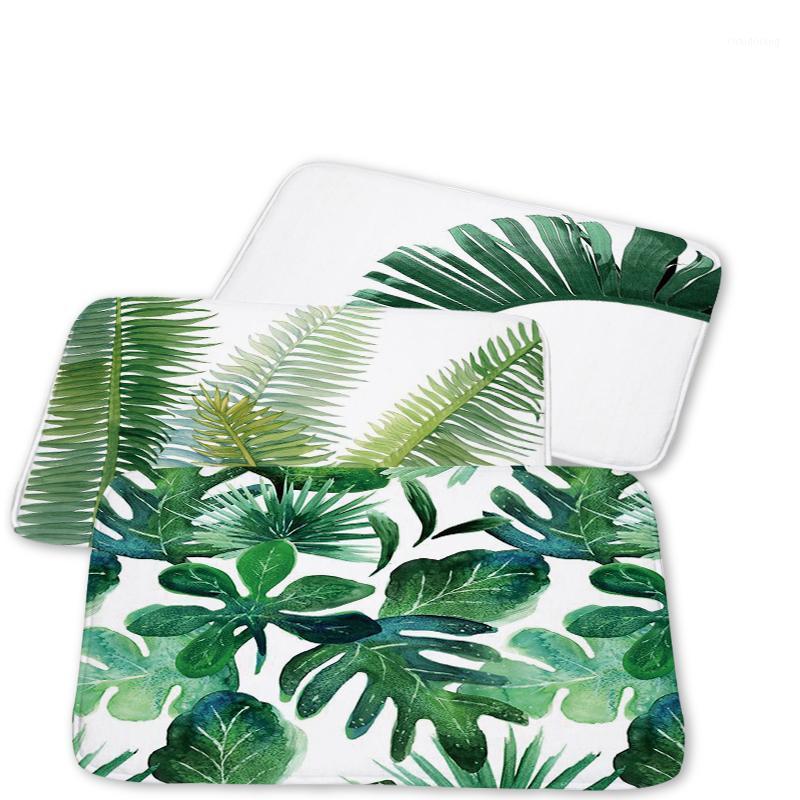 

Tropical Plants Anti-Slip Fashion Door Bar Bathroom Leaves Mat Nordic Doormat Outdoor Kitchen Home Living Room Floor Mat Rug1, Dd26-13